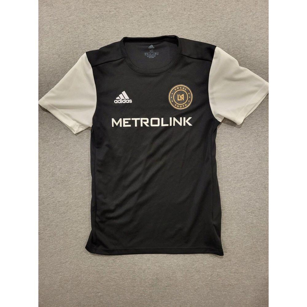 Adidas LA Football Club Metrolink Socal Youth Football Jersey XS in Black‎
